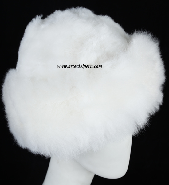 sombrero de piel de alpaca, modelo ruso de sombrero