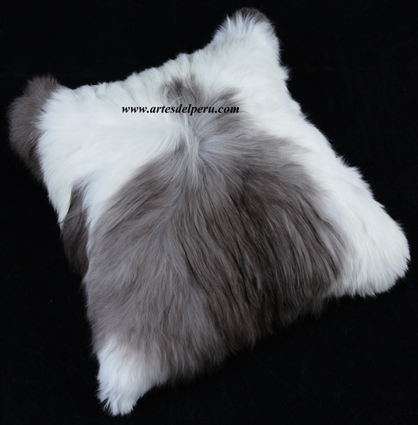almohada-cojin de lana de alpaca, cojin acogedor suave, decoracion del hogar